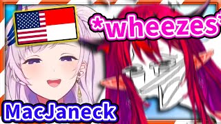 IRyS LOSES IT When Reine Starts Speaking English with an Indonesian Ac