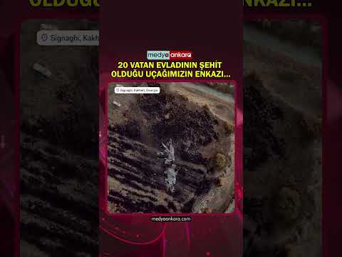 20 vatan evladının şehit olduğu uçağımızın enkazı...