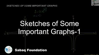 Sketches of Some Important Graphs-1