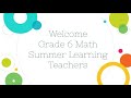 Summer School Program Assessment