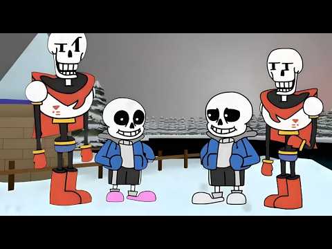 Sans y Papyrus VS EL FANON - Fandub Latino