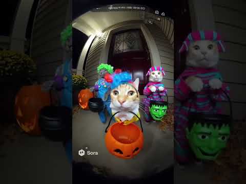 #soraai #halloween #viral #cats