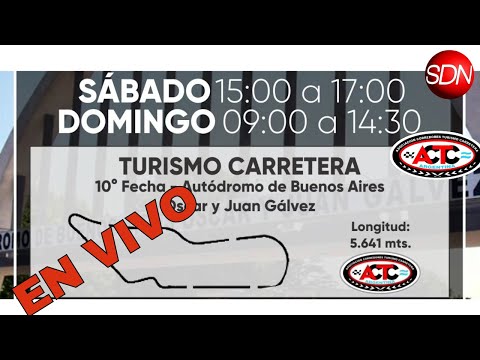 Turismo Carretera – EN VIVO desde el Oscar y Juan Gálvez, Bs. As. – Por SDN Radio