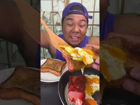 breakfast！！#mukbang #asmr #tiktokfood #purplegorilla #food