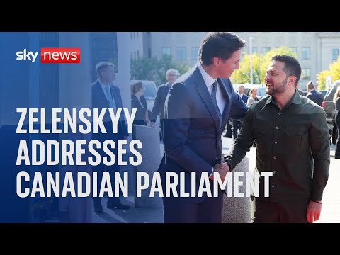 Watch live: President Zelenskyy addresses the Canadian Parliament to seek support for Ukraine's war