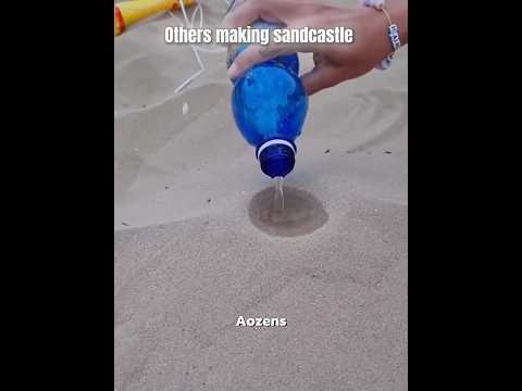 Others making sand castle vs this Girl 💀