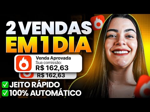 😱 FIZ 2 VENDAS EM 1 DIA!! O jeito MAIS RÁPIDO de fazer a primeira venda como afiliado