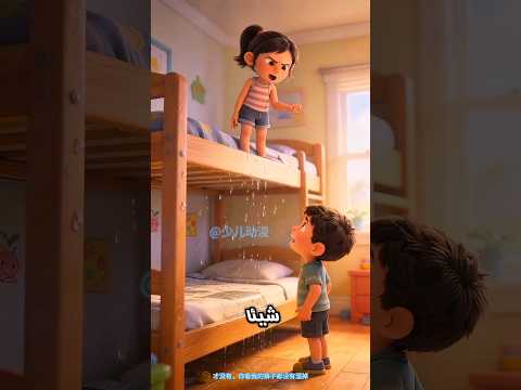 شاهدوا أختي سكبت آيسكريم على سريري 🍦😳#shorts