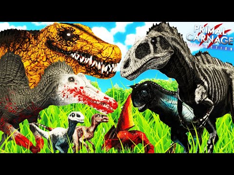 JUGAMOS CON TODOS LOS DINOSAURIOS DEL TERROR | PRIMAL CARNAGE EXTINCTION