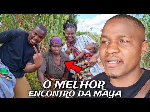 MAYA CONHECEU SUA AVÓ que vive no interior de Moçambique
