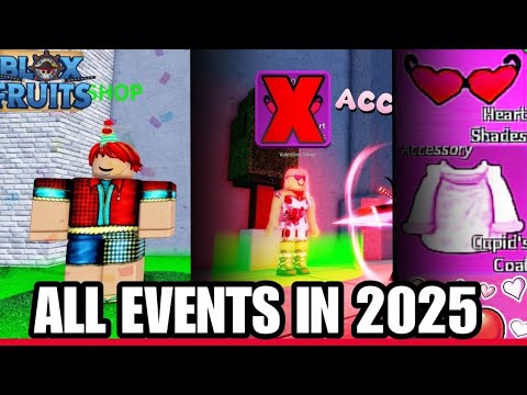 The New Upcoming All Events/Reworks in 2025| Blox Fruit