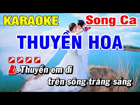 Thuyền Hoa Nhạc Sống Karaoke Song Ca Mới 2022 | Hoài Phong Organ