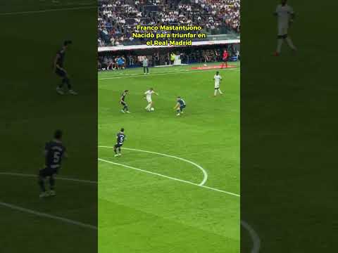 🤯 Franco Mastantuono en cámara lenta en el Real Madrid #shorts