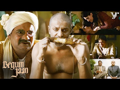 Officers Hire Villain Chunky Pandey to Demolish Begum Jaan’s Kotha | Begum Jaan | Compilation