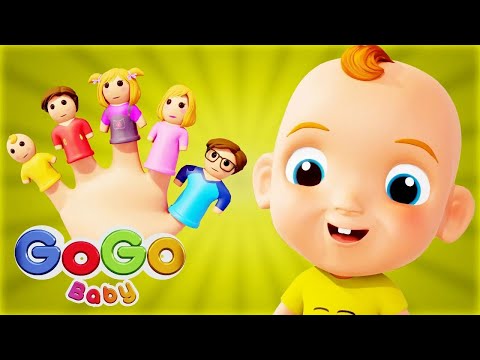 🤚 Baby Finger Song, Daddy Finger Song | GoGo Baby - Nursery Rhymes & Kids Songs