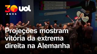 Projeções apontam vitória da extrema direita na Alemanha pela primeira desde o fim do nazismo