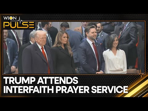 US President Donald Trump Attends Post-Inauguration Prayer Service At Washington | WION Pulse
