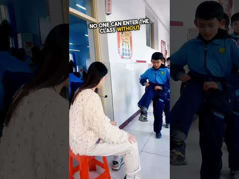 Teacher check students shocks