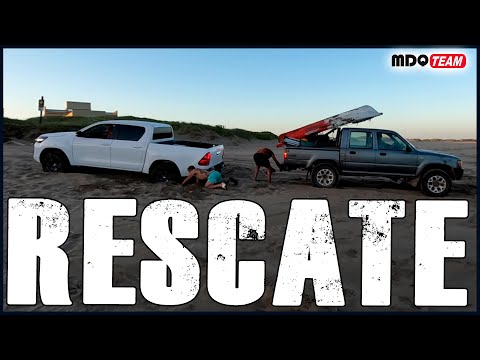 TECNICA SIMPLE PARA SACAR a ALGUIEN DE LA ARENA - RESCATE 4X4