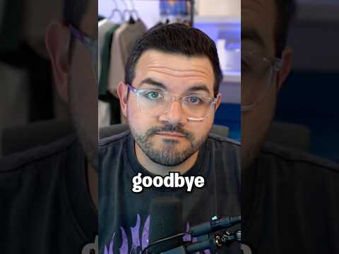 This is goodbye...