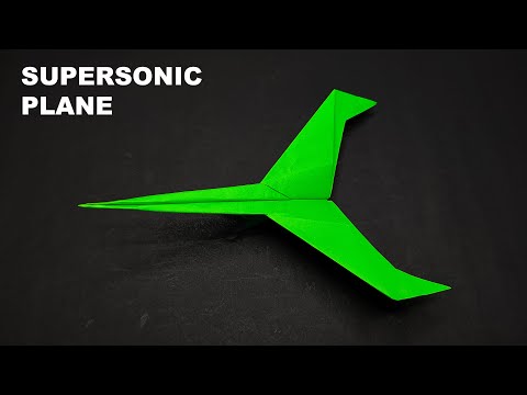 How to make a Paper Airplane that flies Far 1000 Feet - paper airplane easy