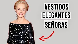 Vestidos de Fiesta Para Señoras de 50 60 70 Años | Vestidos Elegantes Para Mujeres Maduras 2025