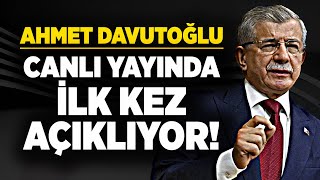 Ahmet Davutoğlu Hadi Özışık'ın konuğu! Erdoğan ve Bahçeli'ye yazdığı mektubun sırrını açıklıyoruz!