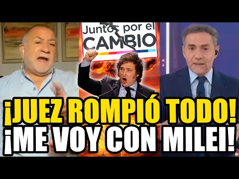 LUIS JUEZ ROMPIÓ JUNTOS POR EL CAMBIO Y ANUNCIÓ QUE SE VA A ALINEAR CON MILEI