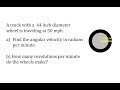 Understanding Angular Velocity and Revolutions