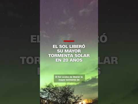 El Sol libera su mayor tormenta solar en 20 años