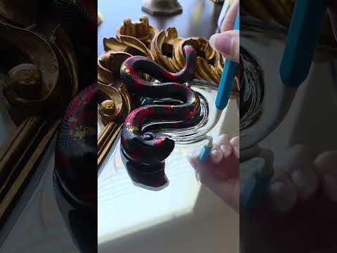 72 seconds of mirror bending to interrupt your doomscroll. Polymer clay & manipulated resin! #asmr
