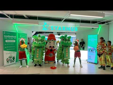 [4K] Starhub Paragon, Lion Dance by Kuo Chuan, 21 Feb 2026