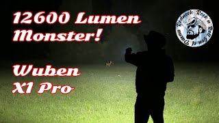 X1 Pro - 12300 Lumen! Eine Monster Taschenlampe von Wuben im Test