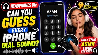 🔥 ASMR iPhone Dial Sound Challenge | Can You Guess Every Sound? 📱🎧