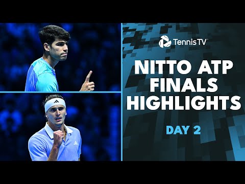 Alcaraz Takes On Ruud; Zverev vs Rublev | Nitto ATP Finals 2024 Highlights Day 2