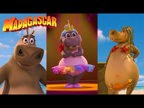 O melhor da Glória 🦛 | Dreamworks Madagascar