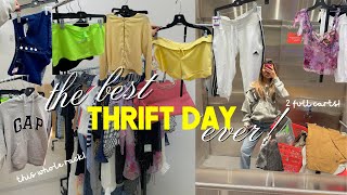 Thrift an ENTIRE wardrobe for spring/ summer with me- NO BUDGET