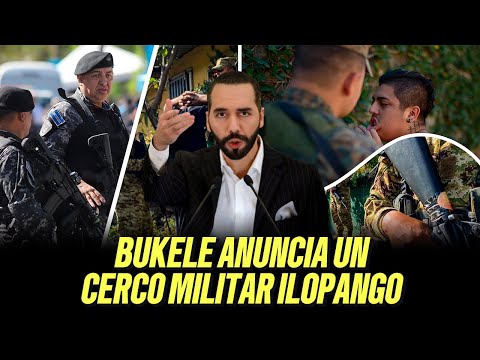 Bukele anuncia cerco militar en San Bartolo, Ilopango