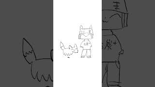 野生のキツネにきをつけよう  #松村上久郎  #あたまのわるいショート