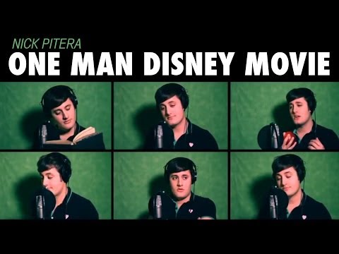One Man Disney Movie Nick Pitera Disney Medley Music Video