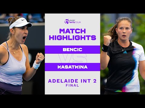 Belinda Bencic vs. Daria Kasatkina | 2023 Adelaide International 2 | WTA Match Highlights