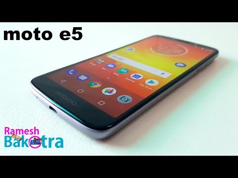 (ENGLISH) Motorola Moto e5 Full Review and Unboxing
