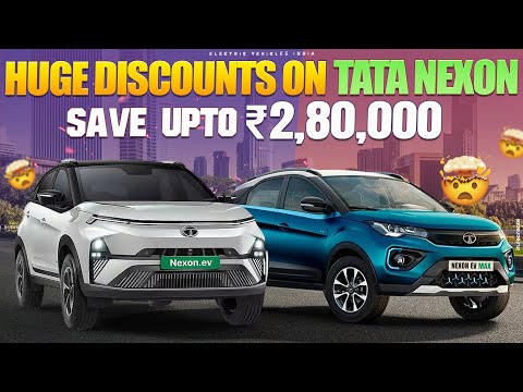 Huge Discounts On Tata Nexon EV | Tata Electric Cars Price 2024 | Electric Vehicles India