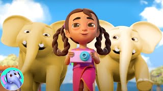 Ek Mota Hathi Gaon Ko Chala, एक मोटा हाथी, Hathi Raja + Best of Elephant Cartoon Kids Hindi Rhymes