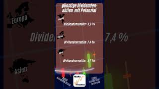 7,4% Dividende + 64% Kurspotenzial - Günstige Aktien