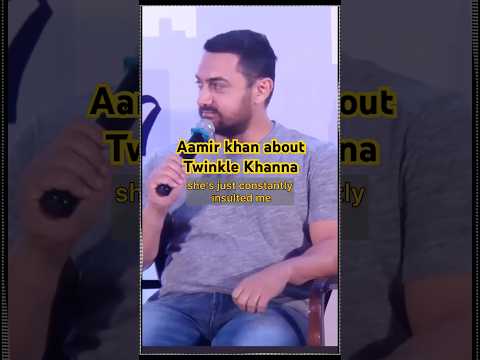 Aamir khan when asked about his opinion about Twinkle khanna’s acting skills @bollywoodbackstage