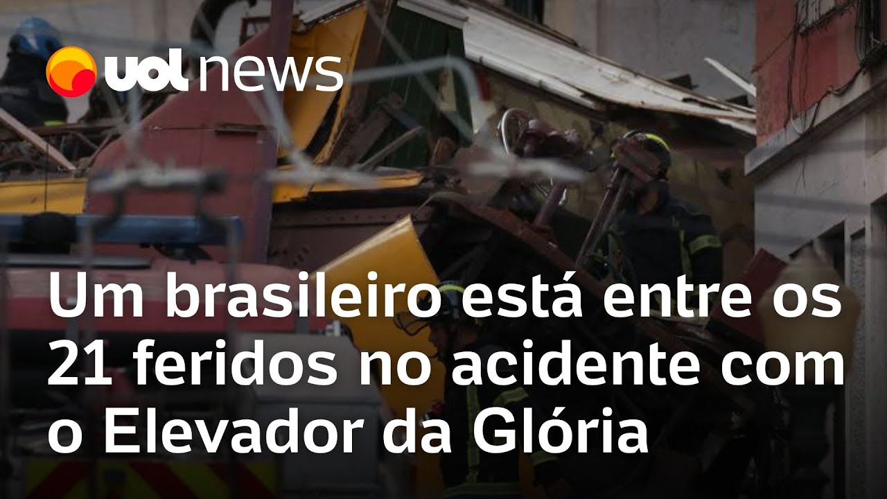 Elevador da Glória Um brasileiro está entre os 21 feridos em acidente que deixou 16 mortos