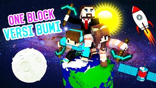 KETIKA TRIO CILOK BERTAHAN HIDUP DI SATU BLOCK BENTUK BUMI DI MINECRAFT !! 🤣🤣