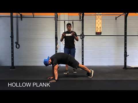Hollow Body Crunches 