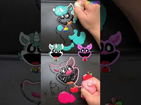 Poppy Playtime Chapter 3: Craftycorn VS Picky Piggy Pancake art challenge (Smiling Critters) #shorts